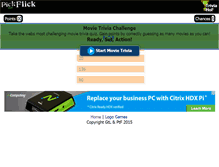 Tablet Screenshot of pickthatflick.com